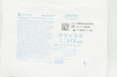 CareFusion MZ5307 MaxZero Microbore Bi-Fuse Extension Set 2 IV Connectors 7in(x)